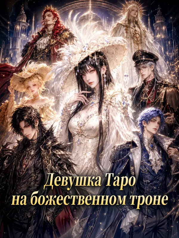 Девушка Таро на божественном троне