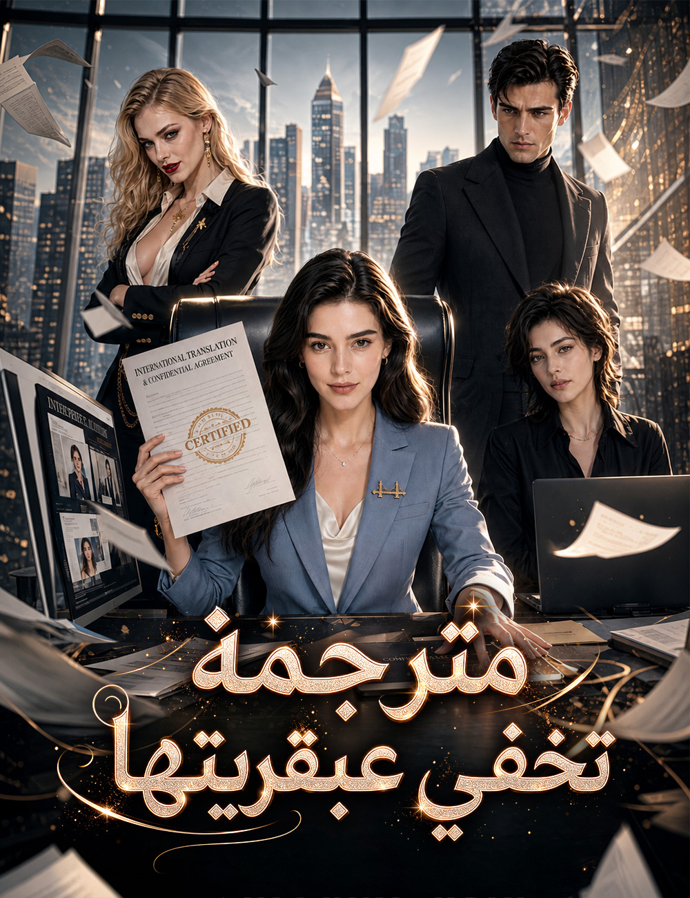 مترجمة تخفي عبقريتها
