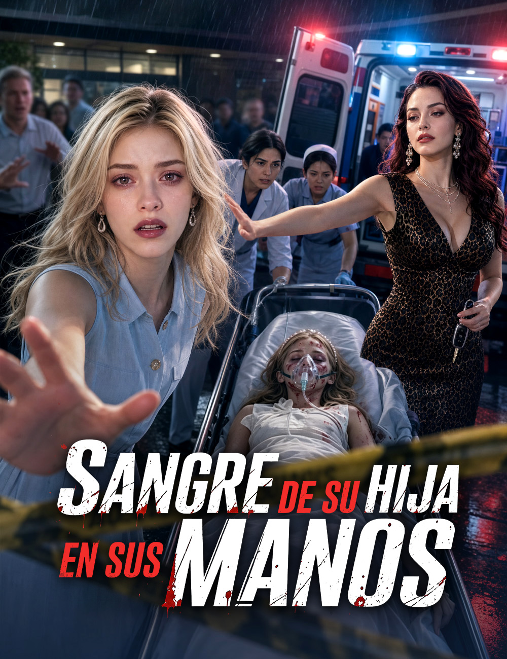 Sangre de su hija en sus manos(Doblado)
